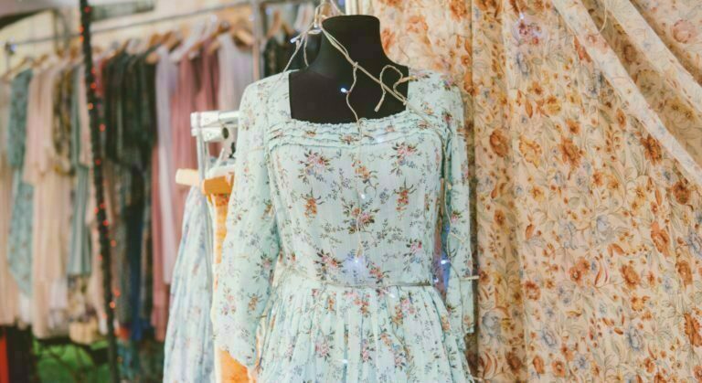 a dress on a swinger