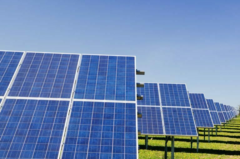 a group of solar panels