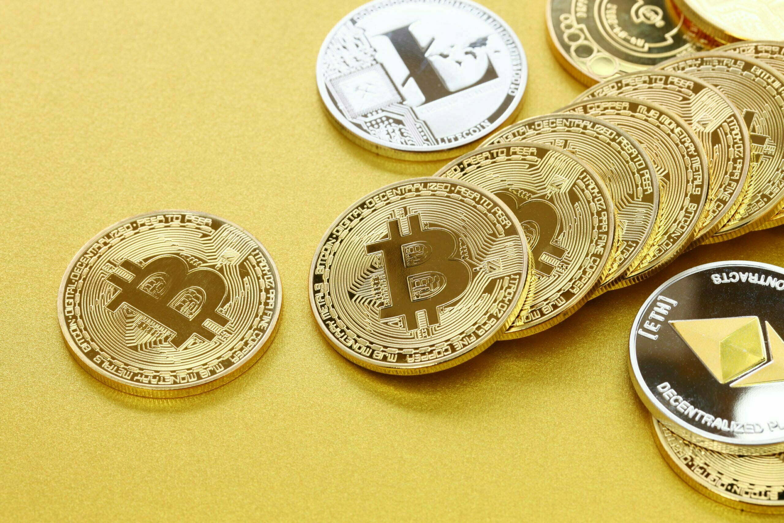 a group of coins
