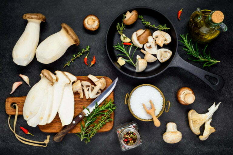 food on the table