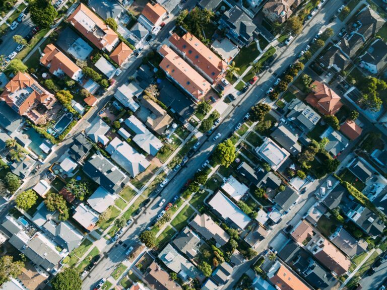 aerial view of a city