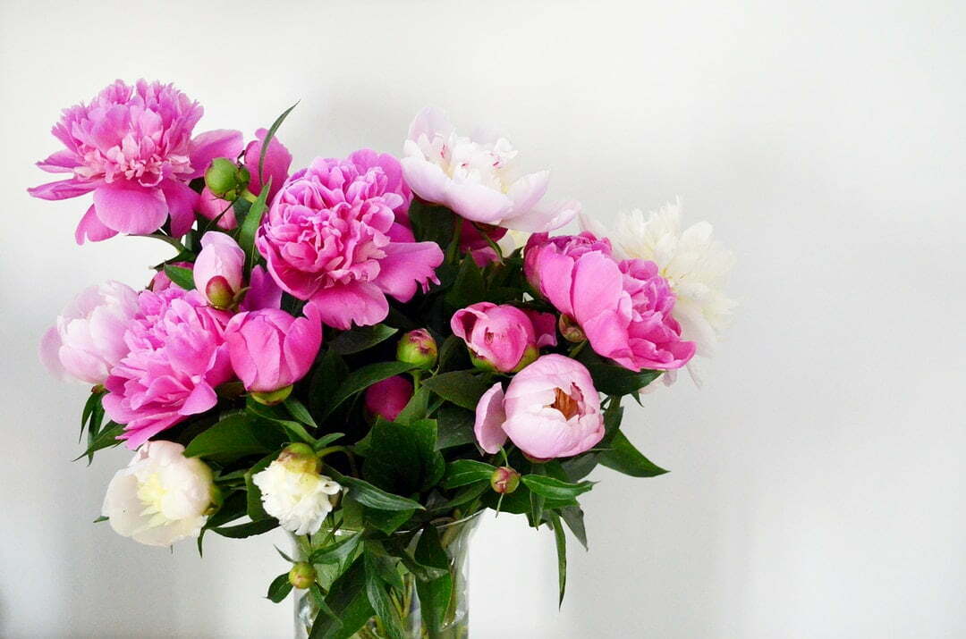 Buy a bouquet of fresh flowers.