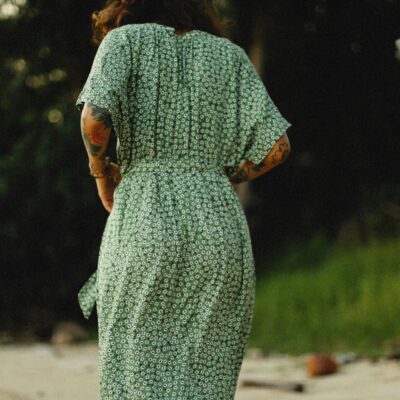 a person in a dress
